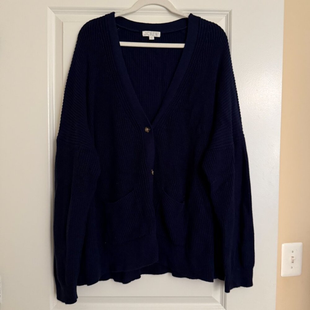 J. Crew Cotton Cardigan